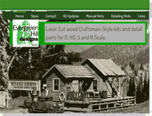 Tablet Screenshot of evergreenhilldesigns.com